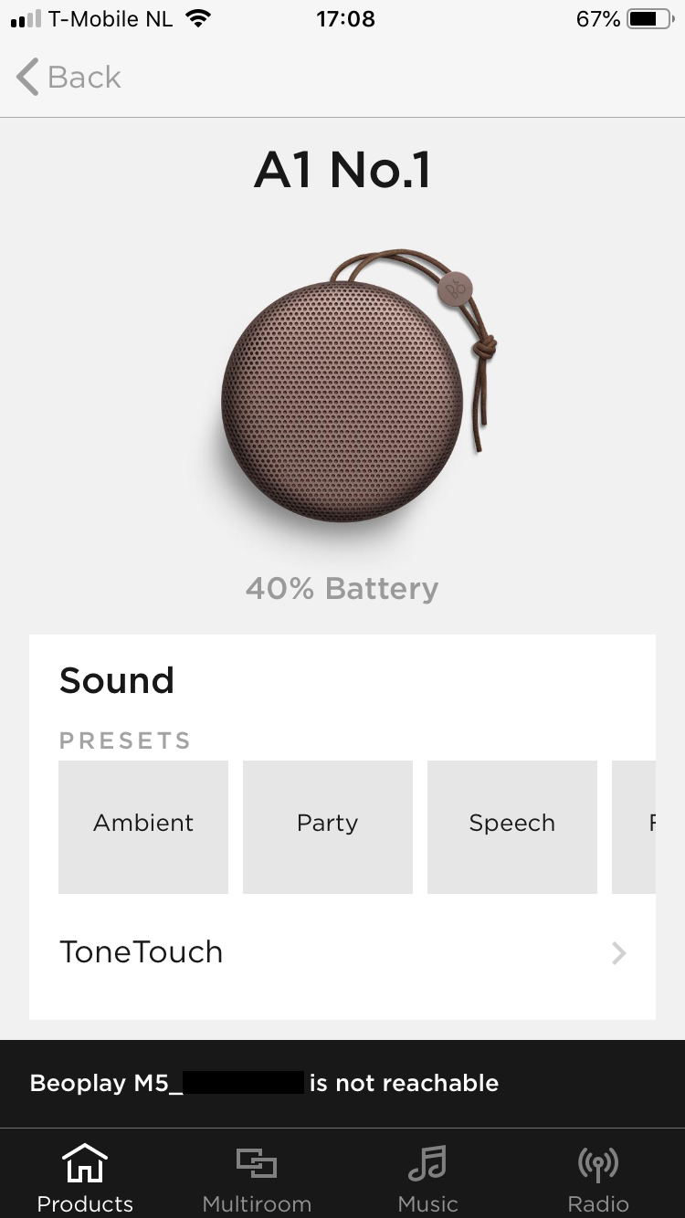 beoplay m5 stereo pairing